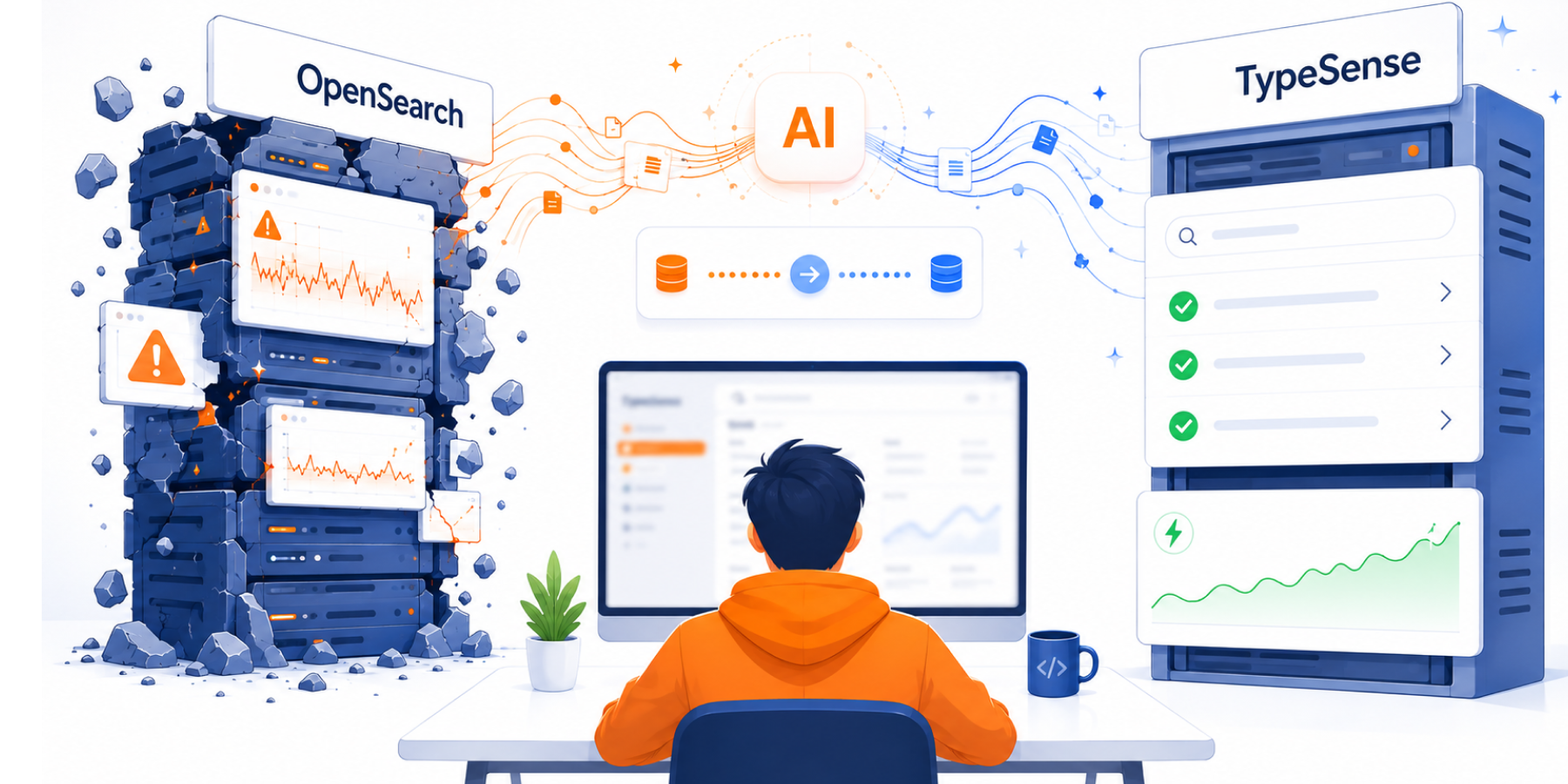 Migration from OpenSearch to TypeSense using AI