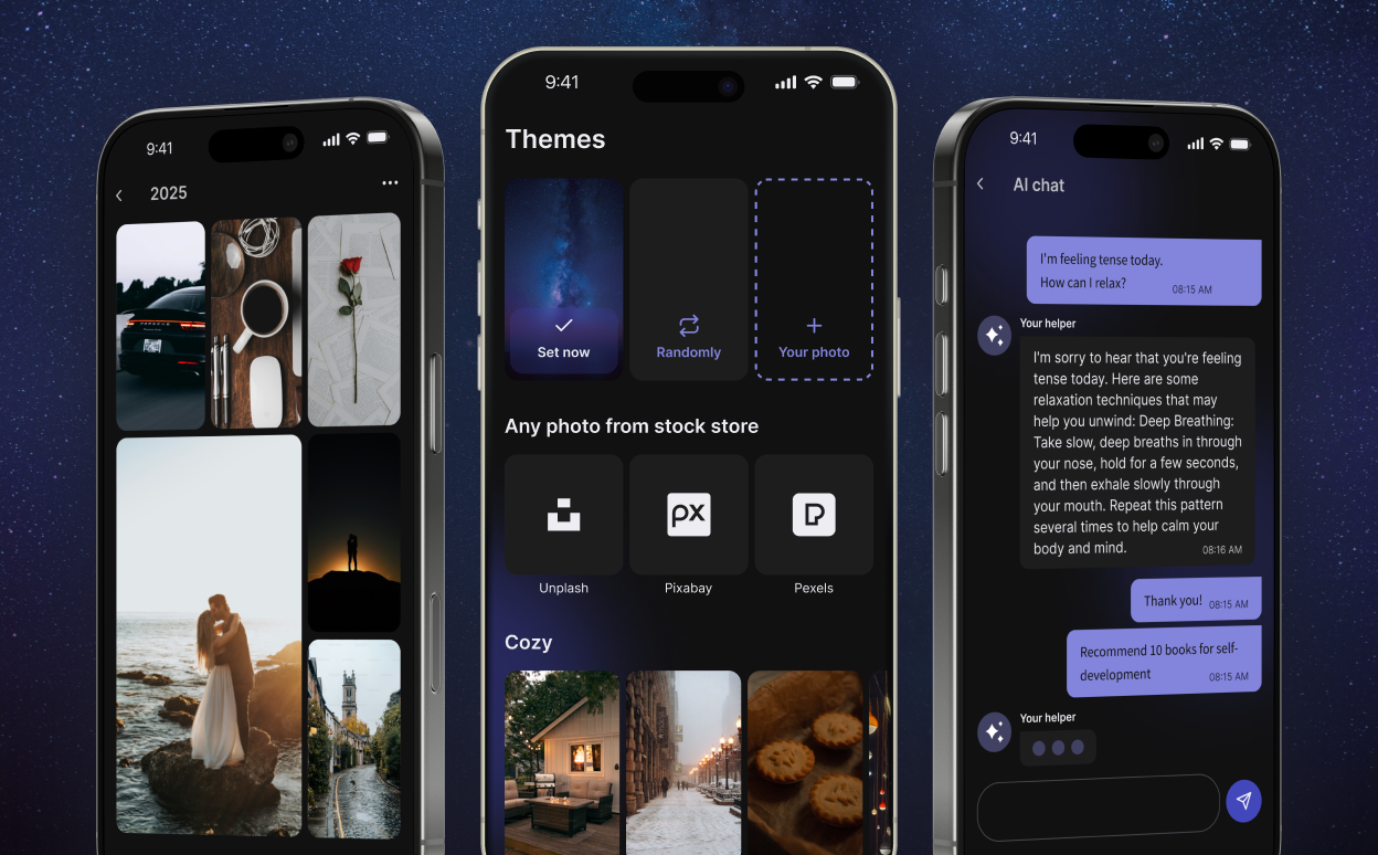 Functionality of the motivation app from LighTech