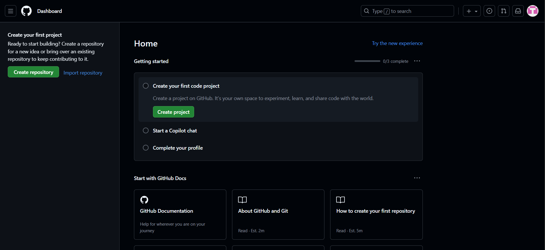 Interface of GitHub Copilot
